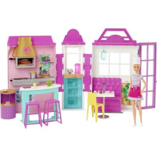 Barbie Cook N Grill Restaurant Playset And Barbie Doll