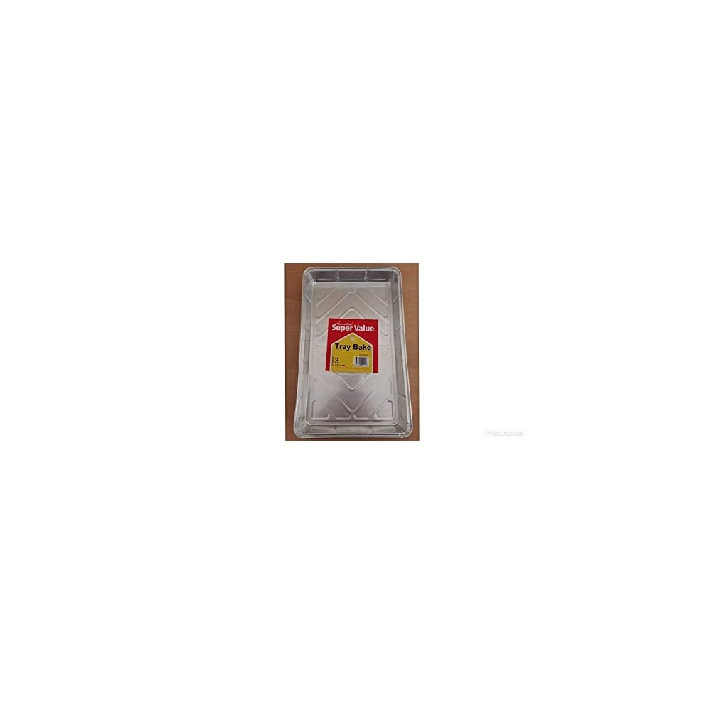 Supervalue Tray Bake Dish 32Cm Aluminium Foil 24Pk