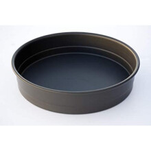 LloydPans Chicago Style Deep Dish Stacking Pizza Pans Pre-Seasoned Tuff Kote (1 12 x 2,25 Zoll)