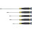 Klein Tools 85614 Precision Screwdriver Set, Electronics Slotted and Phillips Screwdrivers with Rotating Caps and Color-Coded Rings, 5-Piece 1
