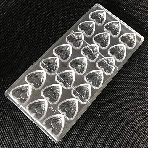 Diamond Heart Chokoladeform Polykarbonat Chokoladeform slikbakke 1
