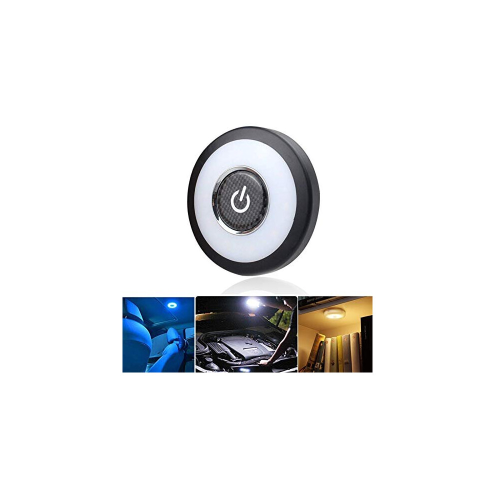 Universal Usb Rechargeable Led Car Interior Led Trunk Cargo Area Wall Magnet For Vehicle Rv Camping Bedroom Cabinet (Warmwhite/ Light 735317524528