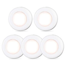 Tap Light Push Lights STAR-SPANGLED Mini Night Touch Light LED Puck Lights Portable Under Cabinet Lighting Battery Operated Powered DIY Stick On