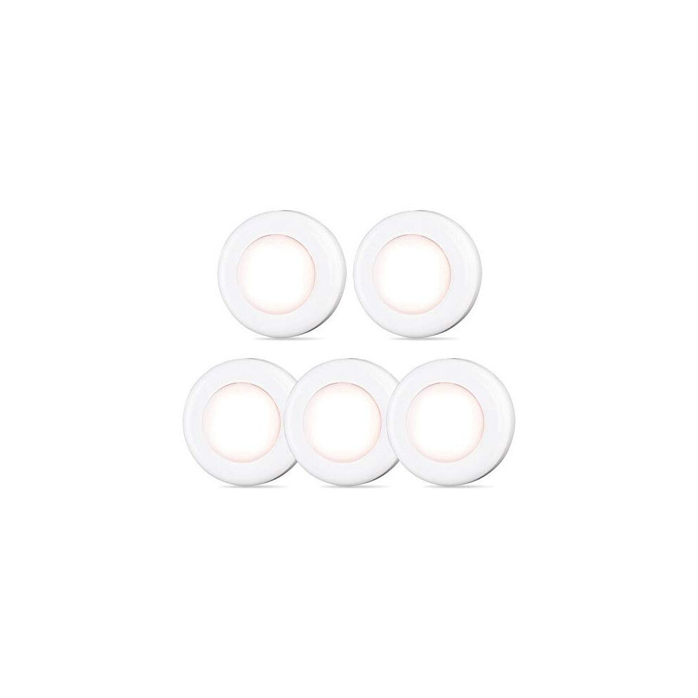 Tap Light Push Lights STAR-SPANGLED Mini Night Touch Light LED Puck Lights Portable Under Cabinet Lighting Battery Operated Powered DIY Stick On