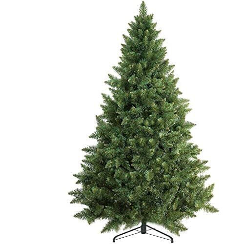 Prextex 6ft Christmas Tree - Premium Hinged Artificial Spruce Christmas ...