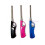 3-Pack Refillable Safety Gas Candle BBQ Fire Lighters, 27 cm, Plastic - Assorted Colours 1