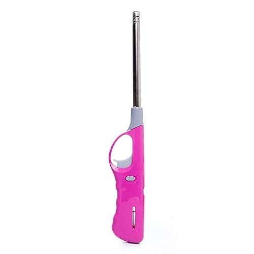 3-Pack Refillable Safety Gas Candle BBQ Fire Lighters, 27 cm, Plastic - Assorted Colours 2