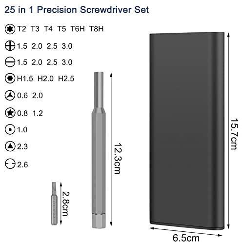 25in1 Precision Batch Head Set Torx Screwdriver Set, Precision Screwdriver Set 1