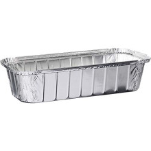 Plasticpro [3 Lb 50 Pack] Disposable Loaf Pans Aluminum Tin Foil Meal Prep Bakeware - Cookware Perfect for Baking Cakes, Bread, Meatloaf, Lasagna