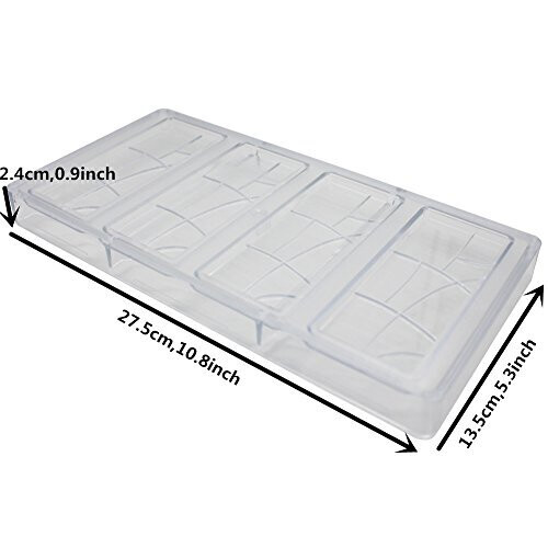 Goldbaking Plain Bar Chocolate Mold Polycarbonate Candy Bar Mold Fancy Bars PC Chocolate Mould 2