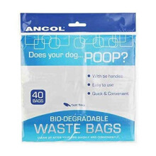 Ancol Bio-degradable 40 Waste Bags - Bulk Pack of 12