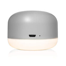 Yogasleep Travel Mini Gray Portable White Noise Sound Machine | 6 Soothing Sounds | Soft Dimable Night Light | Compact Sleep Therapy for Adults &