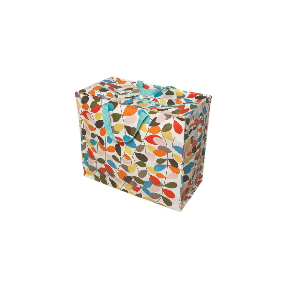 dotcomgiftshop Ivy Leaves Large Storage Bag with Zip - Strong and Durable 55 x 48 x 28cm 70l
