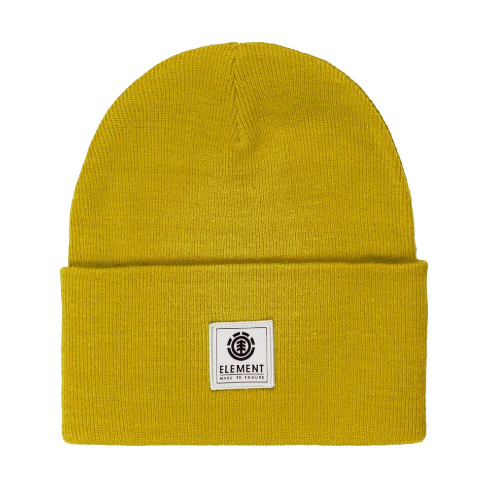 Element Knittted Cuff Beanie ~ Dusk spicy mustard