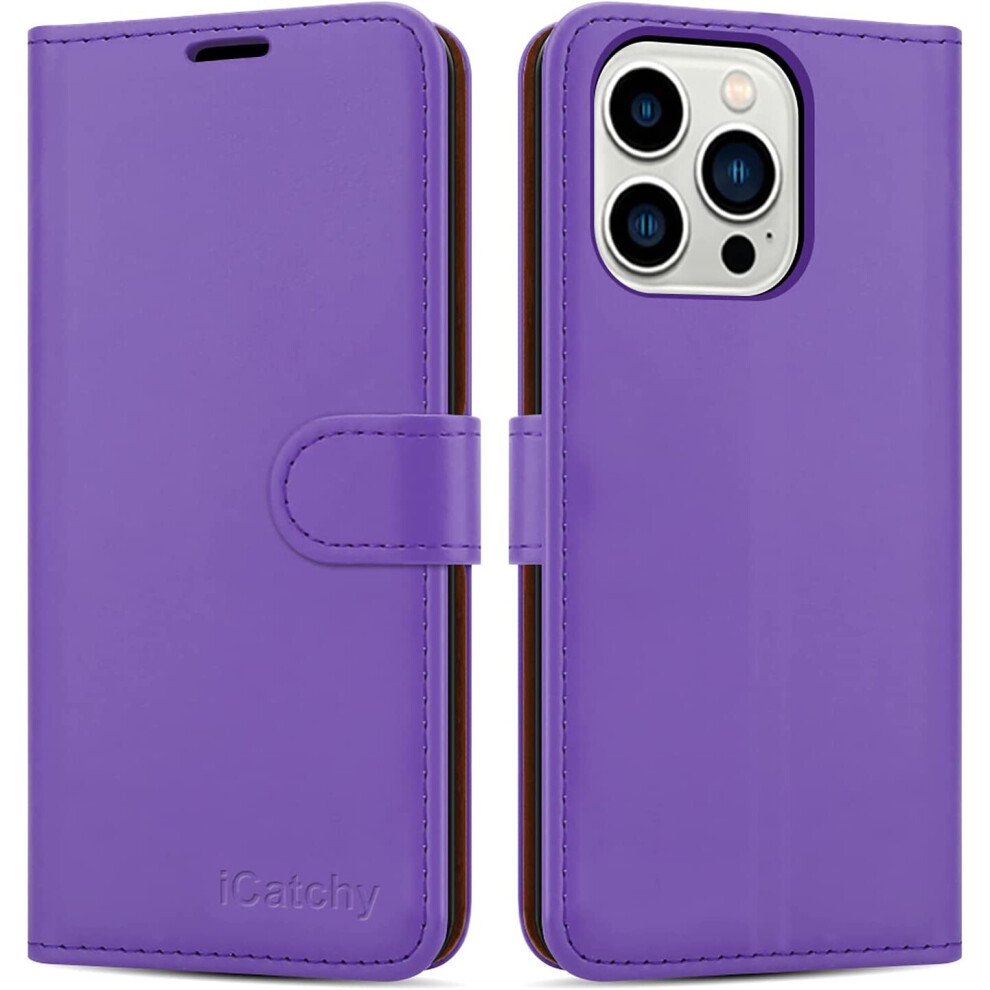 (Lilac) Iphone 14 Pro Max (6.7) Case Leather Wallet Book Not,Specified 5056298013890