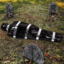 Scary Fake Corpse Halloween Decorations Dead Victim Props in Bag