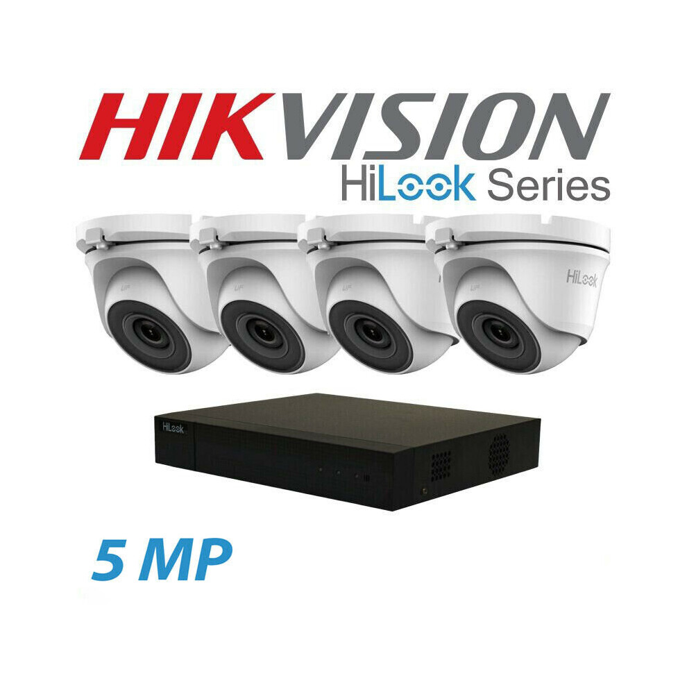 Hikvision CCTV HD 4K 5MP Night Vision DVR Home Security Kit 4TB