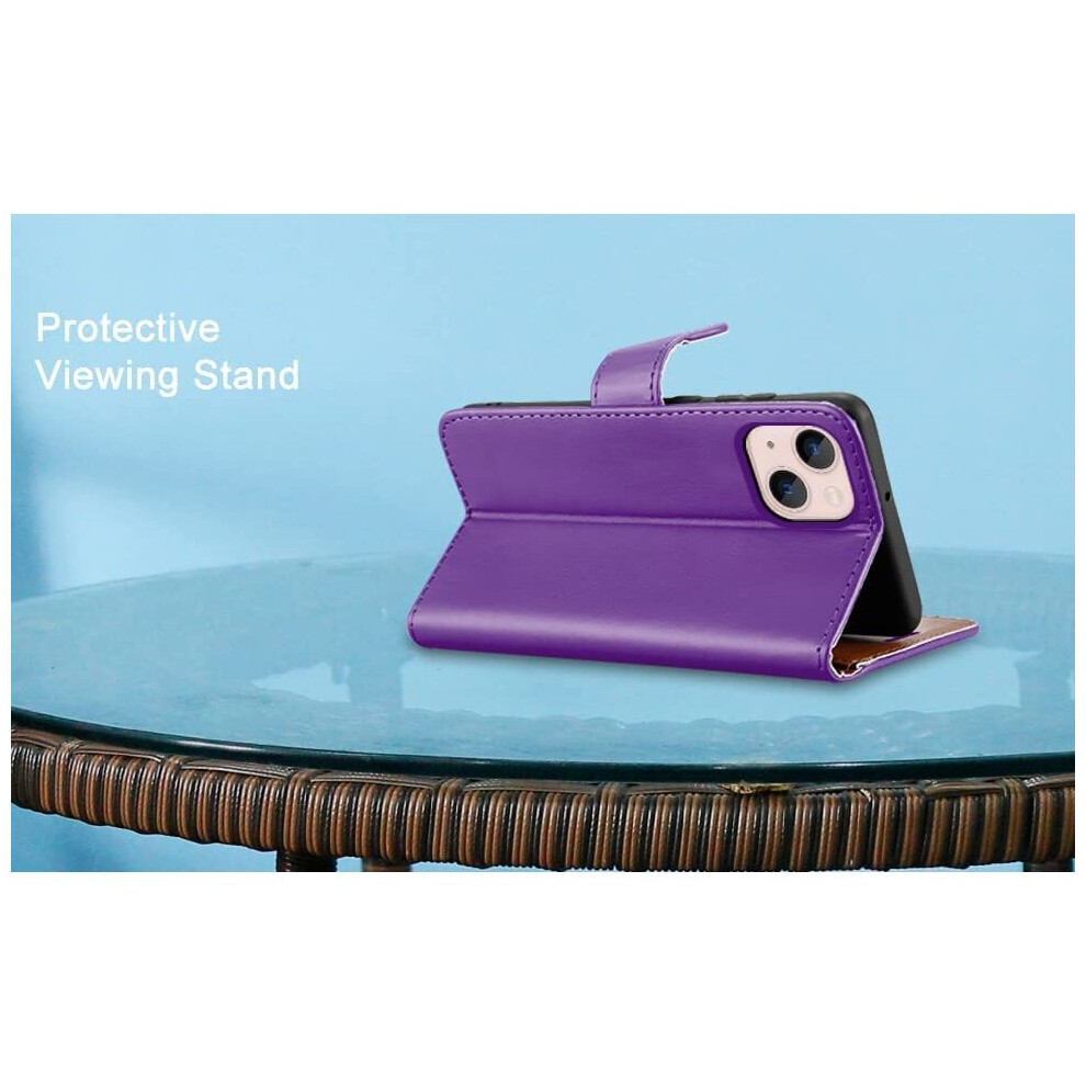 lilac--iphone-14--6-1-case-leather-wallet-book-stand-view