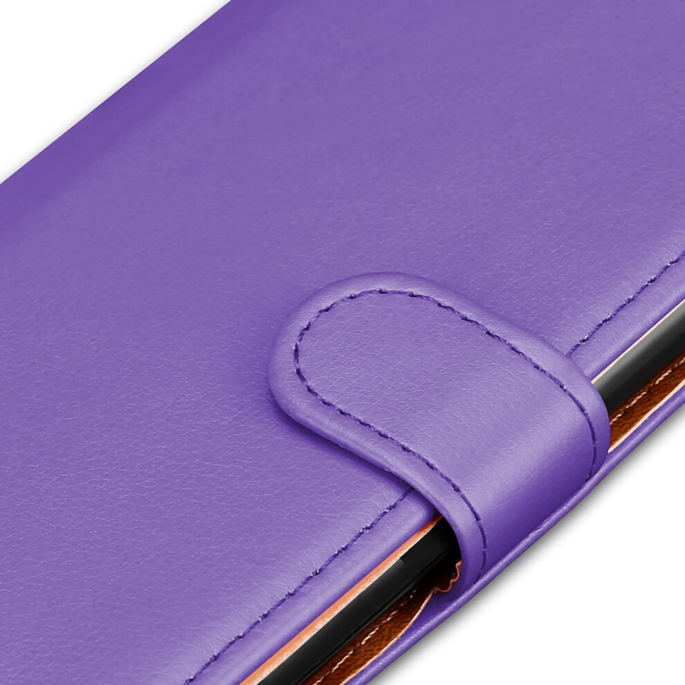 lilac--iphone-14--6-1-case-leather-wallet-book-stand-view