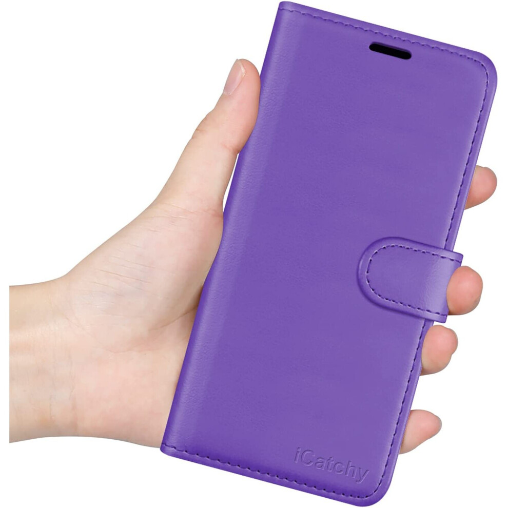 lilac--iphone-14--6-1-case-leather-wallet-book-stand-view