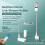 Portable Phone Holder with Wireless Dimmable LED Fill Light, 360 Rotatable, Adjustable Height, 1000mAh Battery, Bluetooth Remote 2