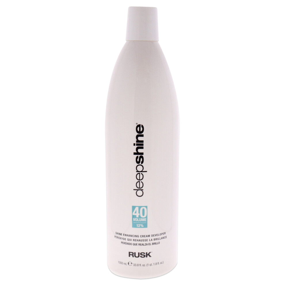 Rusk Deepshine Enhancing Developer 40 Volume For Unisex 33.8 Oz Cream