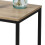 URBN Living Wood Square Modern Sofa Side Lounge Coffee Table Nightstand Metal Legs 3