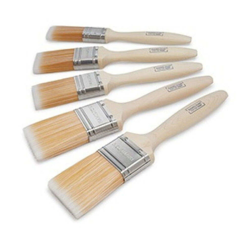 HAMILTON 3100105-900 FOR THE TRADE SYNTHETIC FINE TIP FLAT PAINT BRUSH 5PC SET