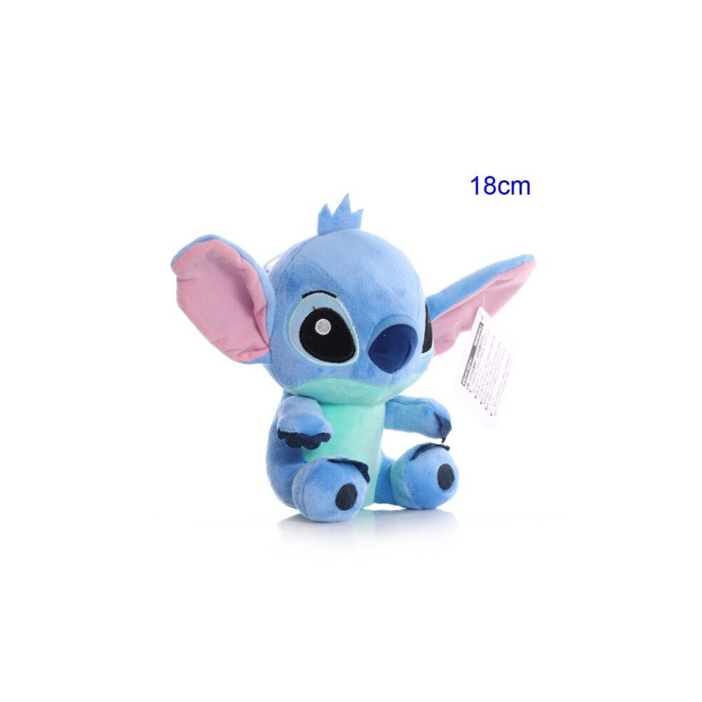 (18cm blue) Cute Soft Stitch Stuffed plush toy cartoon anime Lilo Stitch Plush Toys