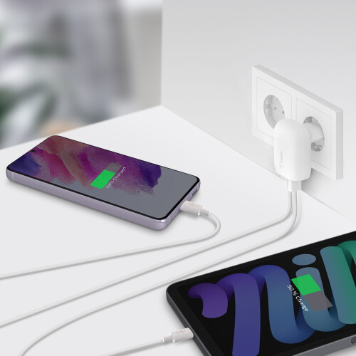 Belkin BELKIN DOUBLE PORT VERSION 37 W 25 W USB-C PD PPS + 12 W USB-A B 2