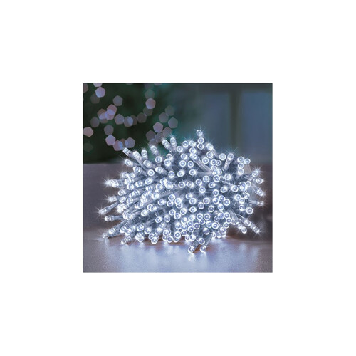 Premier 200 White LED Supabright Christmas String Tree Lights 16M Lit Length 1