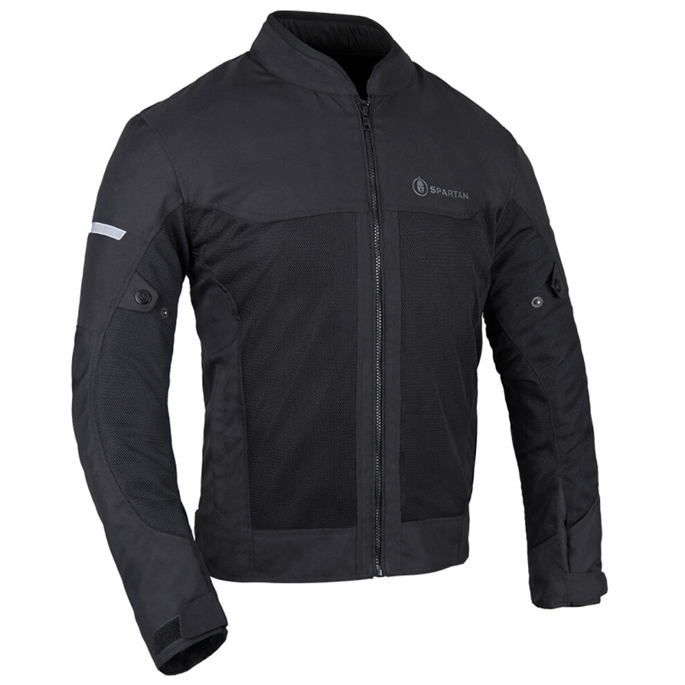 (M) Spartan Air Textile Jacket Stealth Black-image-OPC-P9SJX58-NEW