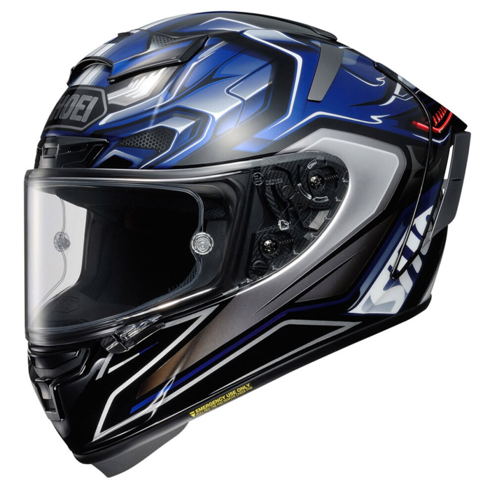 (XL) Shoei X Spirit 3 Aerodyne TC2 Black