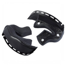 (35mm) Shoei Type C Cheek Pads Black For Neotec Helmets