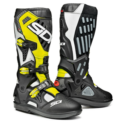 (41) Sidi Atojo SRS Boots White / Black / Fluo Yellow