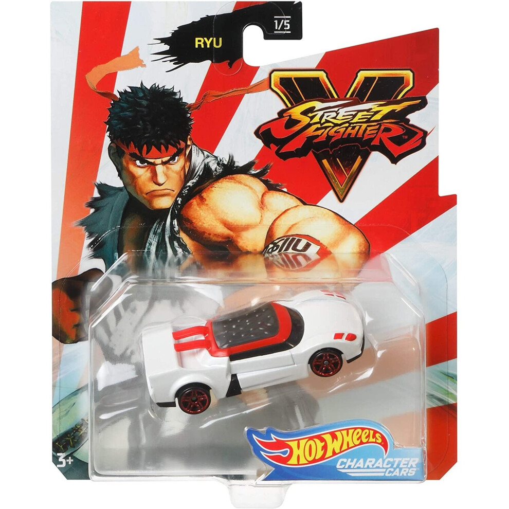 Hot Wheels Street Fighter V - Ryu Character Car 1:64 Diecast