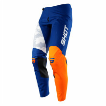(34) Shot 2022 Contact Textile Trousers Camo White / Orange / Blue