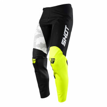 (30) Shot 2022 Contact Textile Trousers Camo White / Neon Yellow / Black