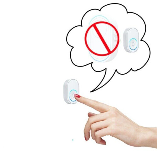 (1receiver 1button B, EU plug) Intelligent Wireless Doorbell 1