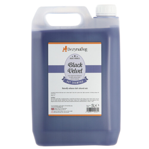 DezynaDog Magic Formula Black Velvet Shampoo 5L - Black Coat Depth Definition
