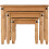 Corona Nest Of Tables Distressed Waxed Pine 7