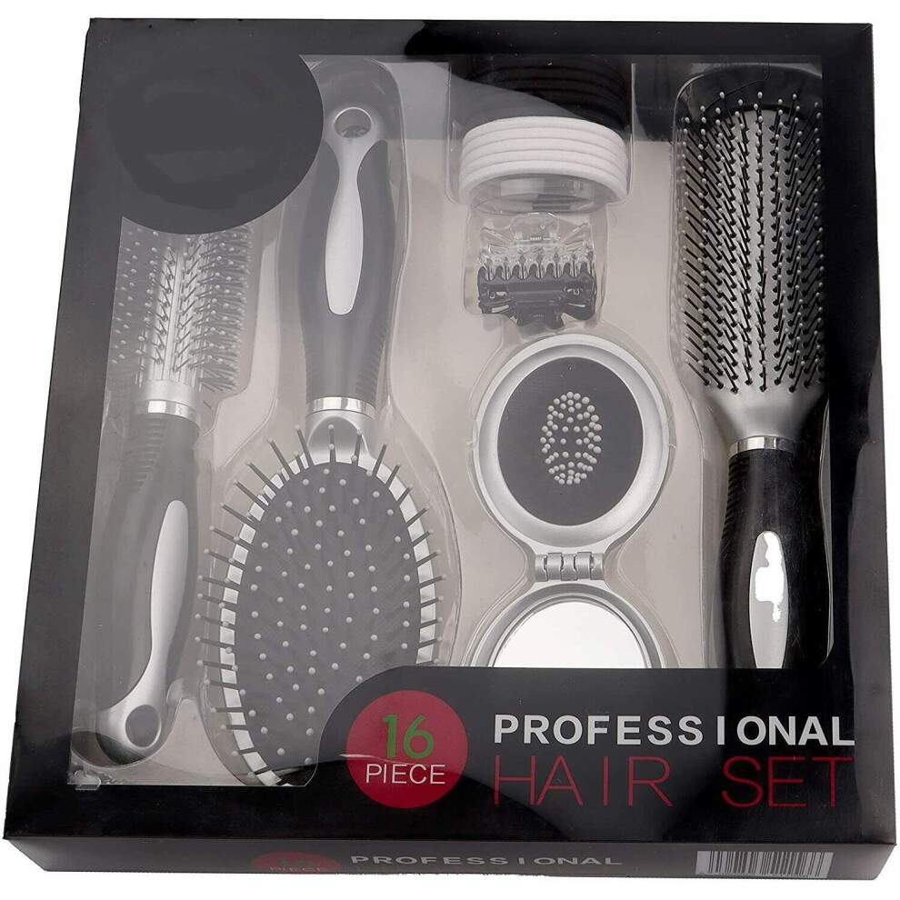 Professional 16 Piece Hair Care Kit Gift Set features - Xmas Gift