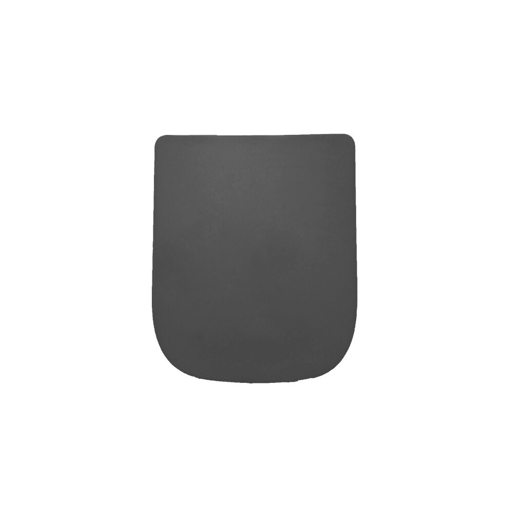 RTS Anthracite V20 Square Slow Close Quick Release Toilet Seat - 88217