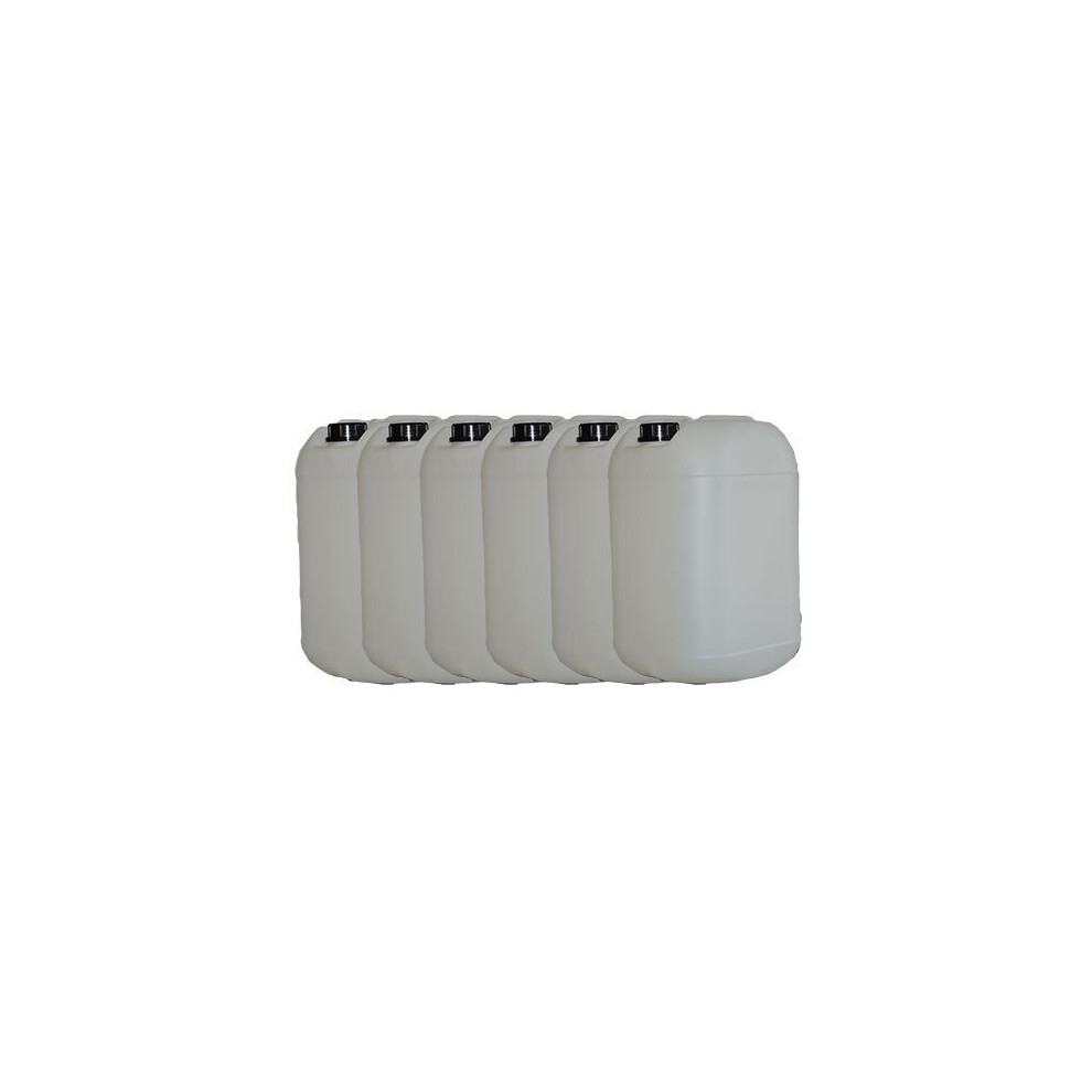 Itp Packaging 6 X 20 Litre Plastic Jerry Can With T/E Cap