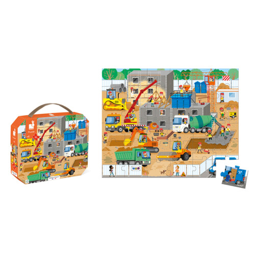 Janod Puzzle Cantiere 36 Pezzi 2