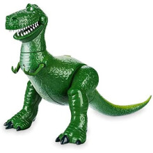 Disney Store Official Rex Interactive Talking Action Figure from Toy Story, 30cm/12", Features 11+ English Phrases, Interacts with Other Figures and