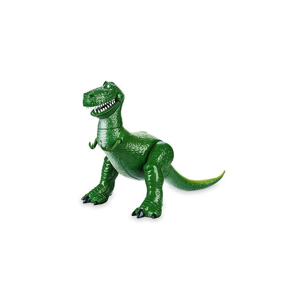 Disney Store Official Rex Interactive Talking Action Figure From Toy Story, 30Cm/12", Features 11+ English Phrases, Interacts With Other Figures And