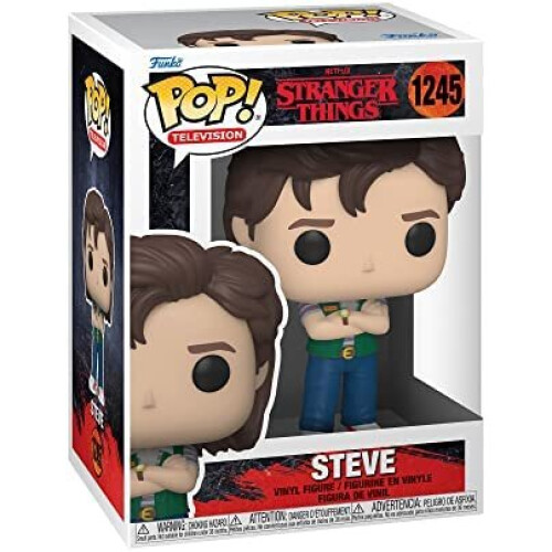 Funko Funko POP TV : Stranger Things S4 - Steve, Multicolore (62398) 1
