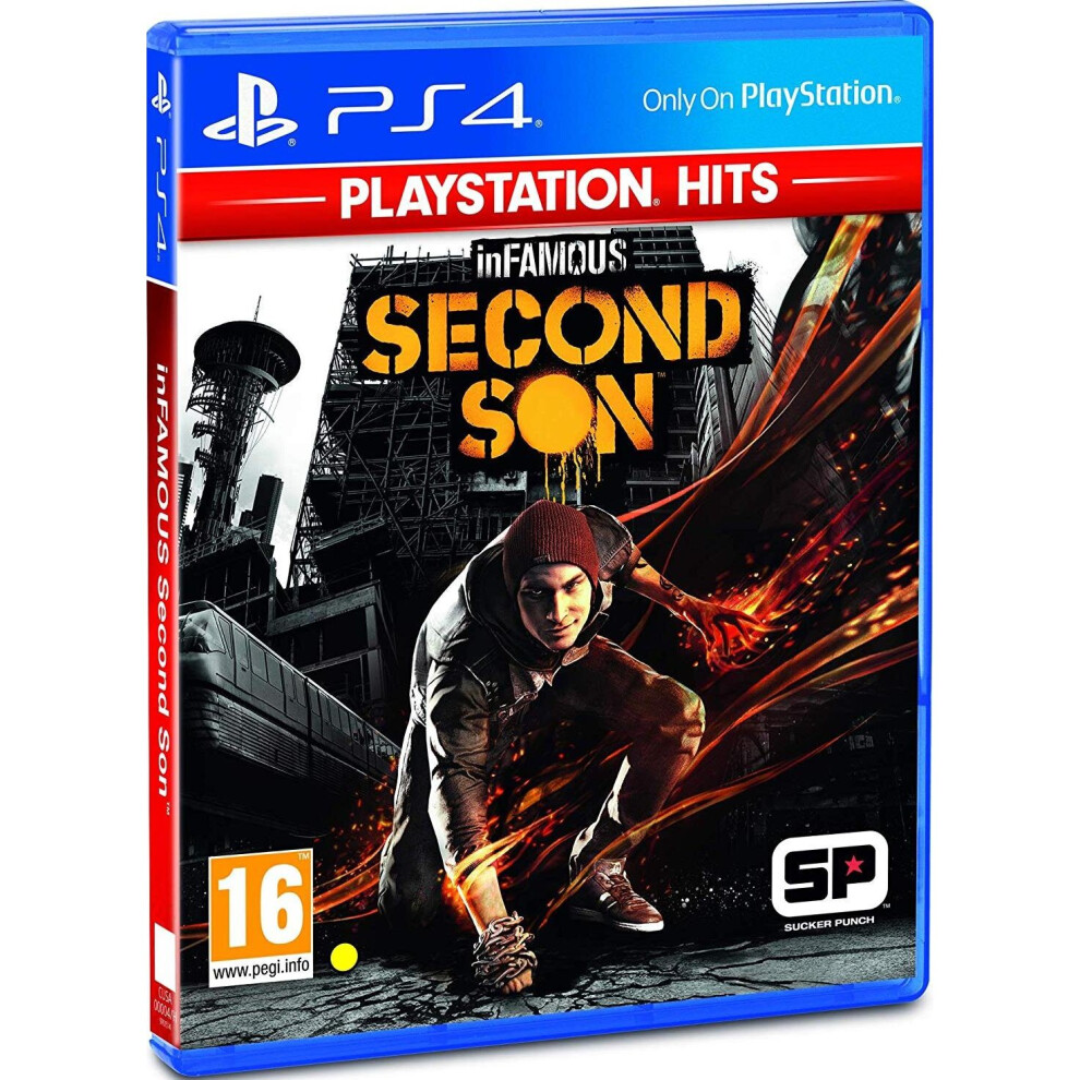 InFAMOUS: Second Son Playstation Hits | Sony PlayStation 4 | Video Game-image-OPC-P9STHMR-NEW