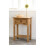 Corona 1 Drawer Console Table with Shelf Distressed Waxed Pine 3